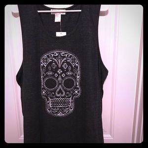 Sugar skull Tank NWT